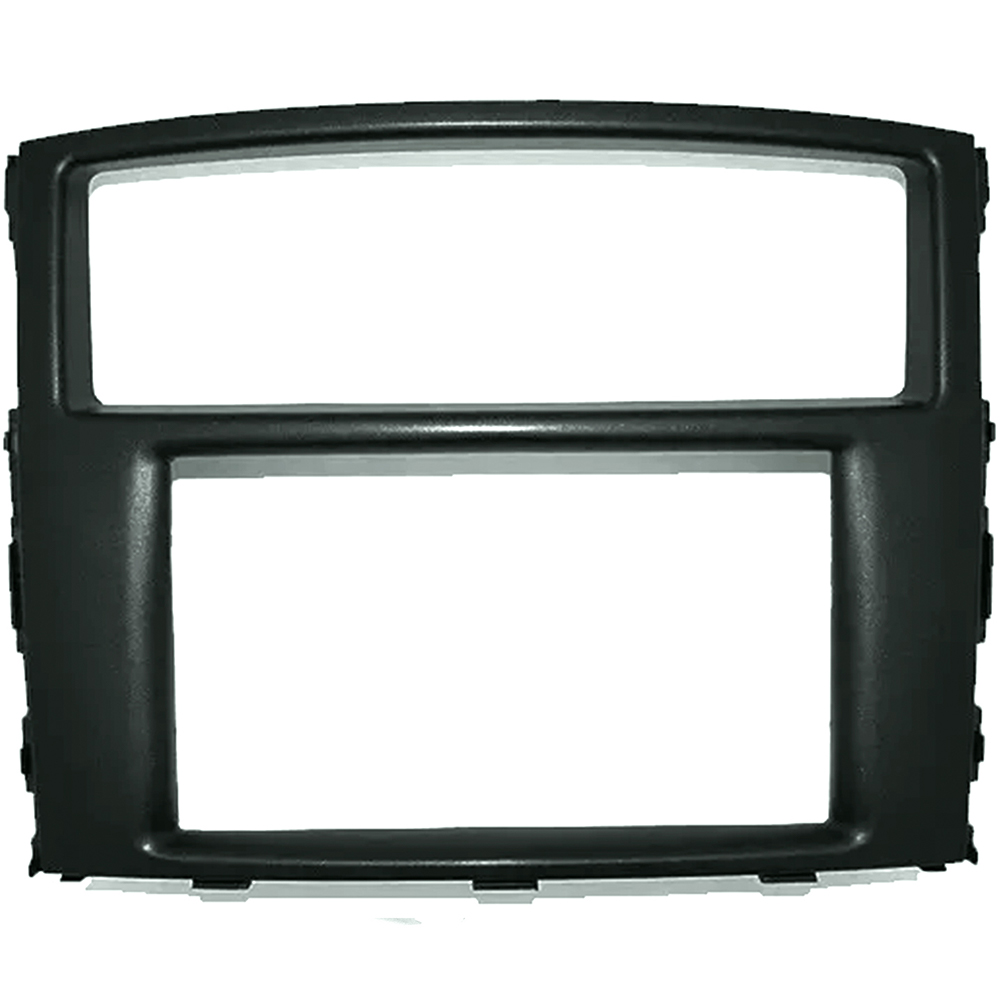 Moldura 2 Din Mitsubishi PAJERO FULL PRETA 2DIN JP/CH 2010 2011 2012 2013 EPX 329 Expex