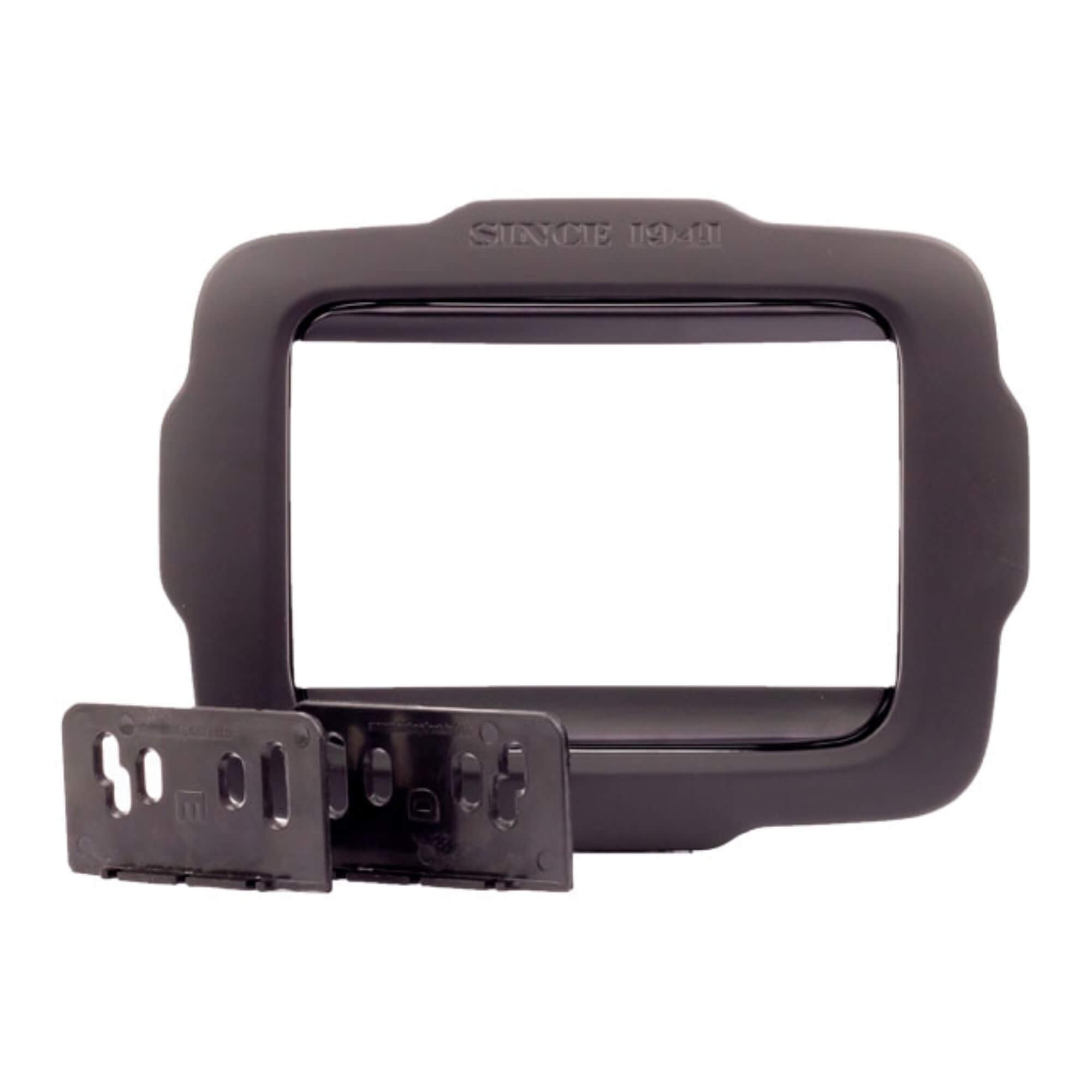 Moldura 2 DIN Renegade para DVD Original Laterais Arredondadas Soft Emborrachado Expex - EPX 411