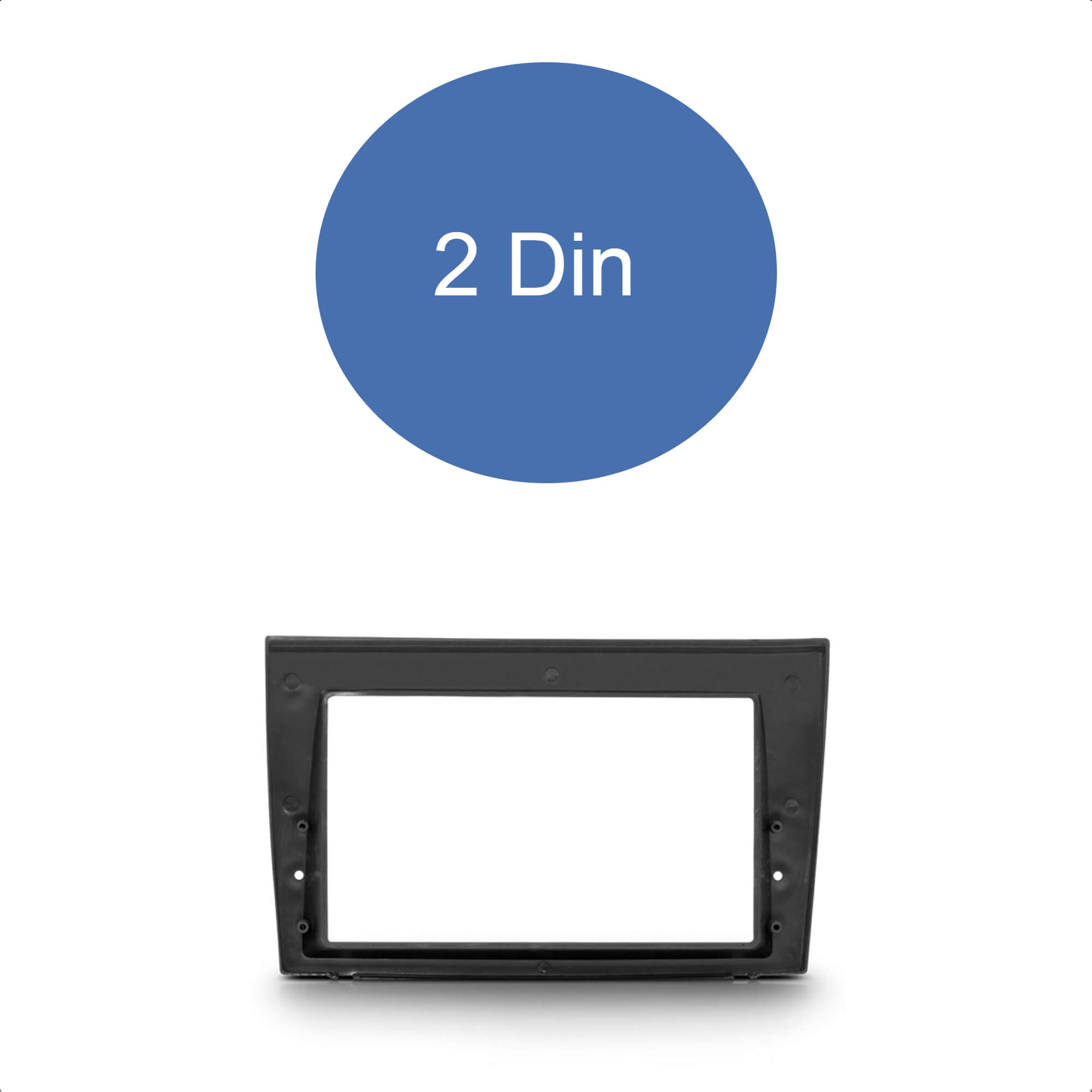 Moldura 2 Din Preto Bravo 2007/2008/2009/2010/2011/2012/2013/2014/2015/2016 Expex - EPX 475