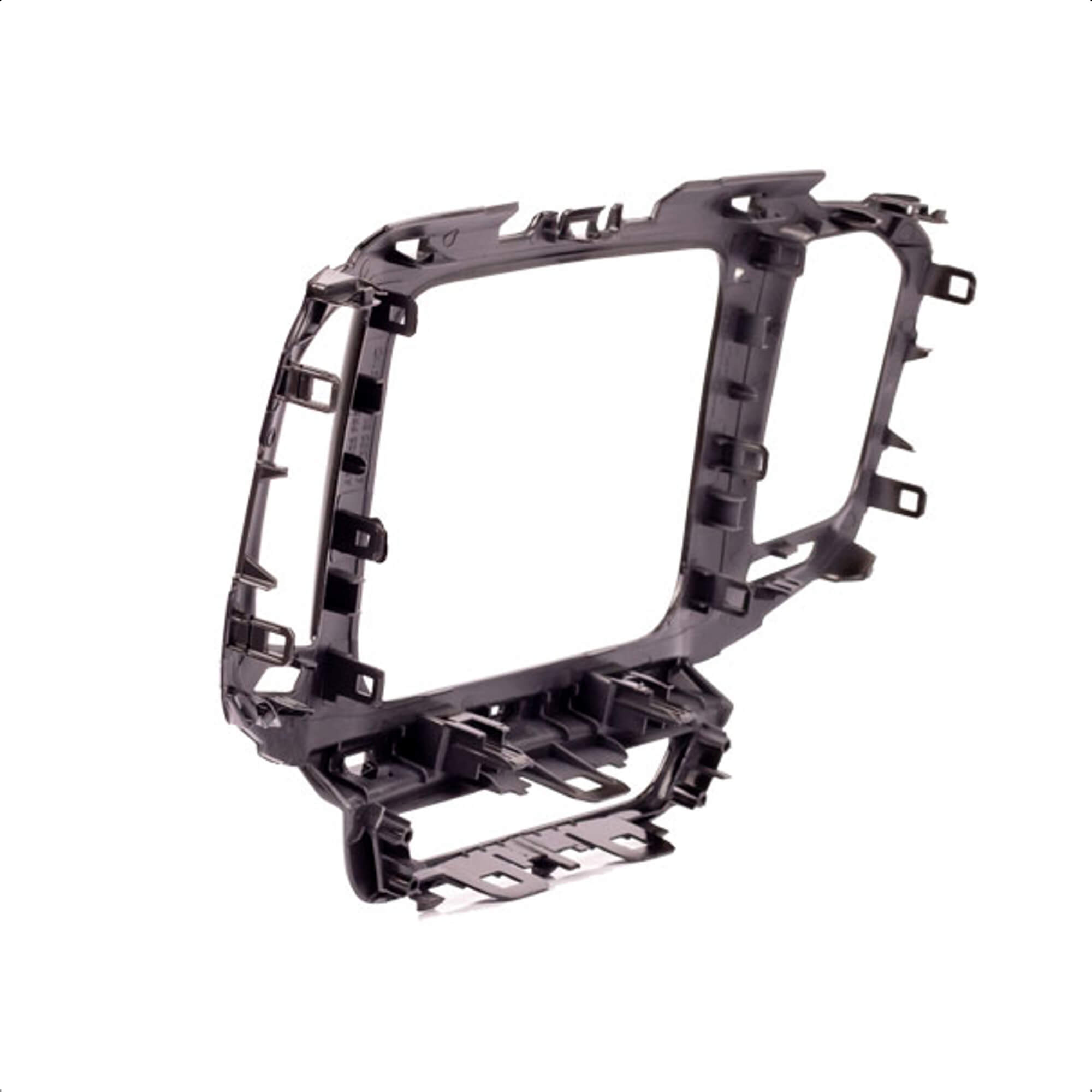 Moldura 2 Din Black Piano Compatível Com AIKON /M1/ Rádio Original Toro 2016-2021 Expex - EPX 480