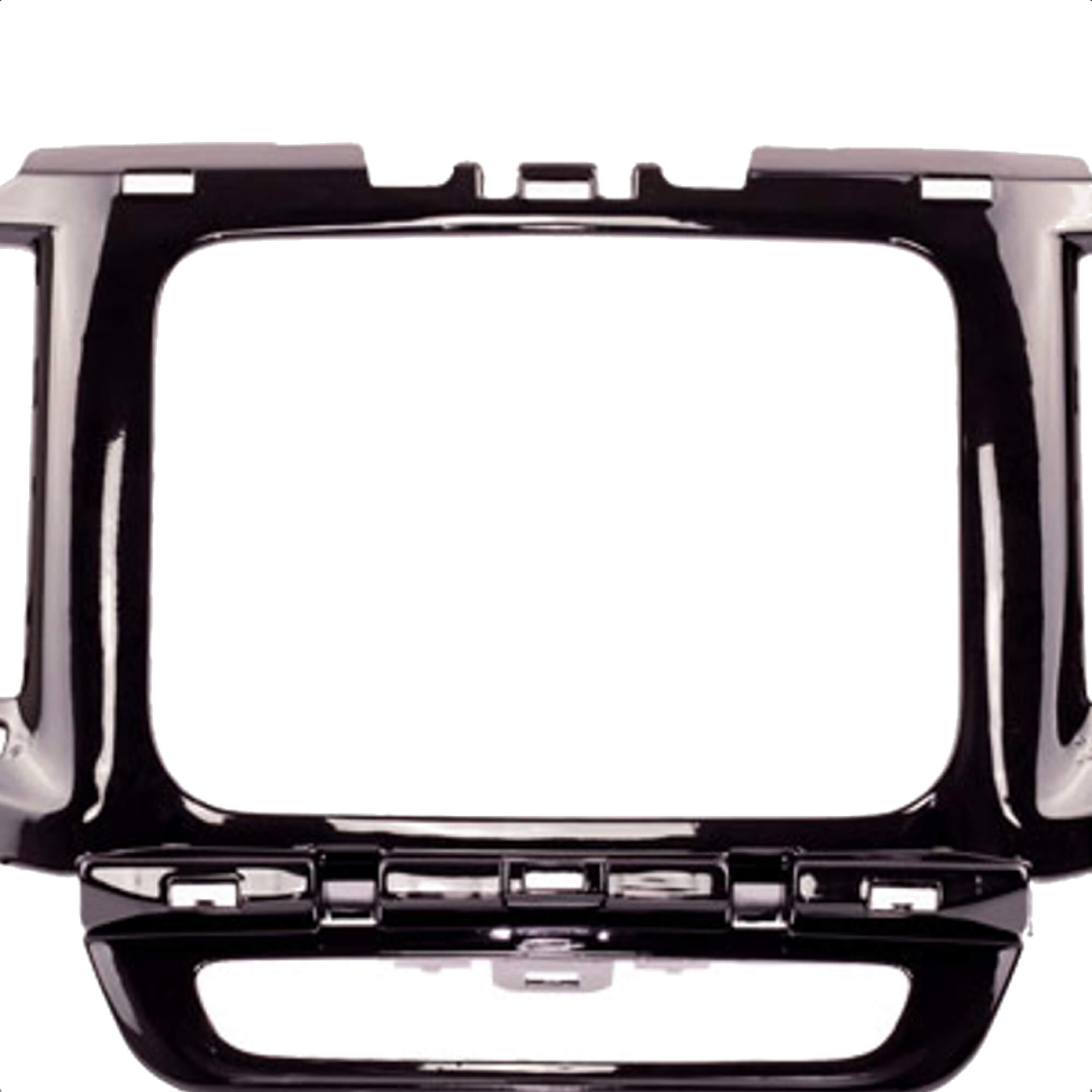 Moldura 2 Din Black Piano Compatível Com AIKON /M1/ Rádio Original Toro 2016-2021 Expex - EPX 480
