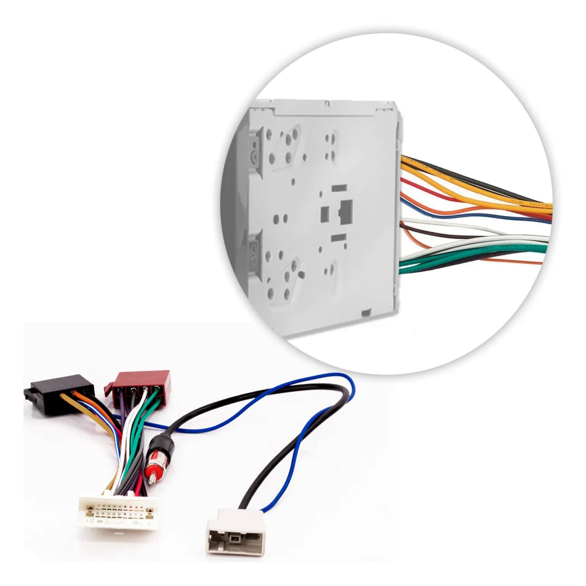 Kit Fácil Chicote de Ligação e Adaptador de Antena Nissan - FAC 011