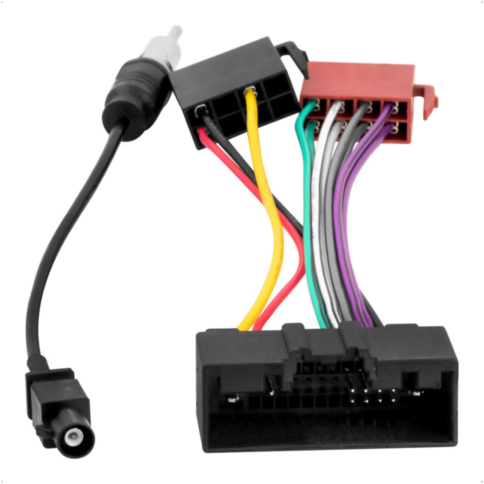 Kit Fácil Ecosport Ranger Ka 2013 em diante Chicote Ligação do som e Adaptador Expex - FAC FD-002