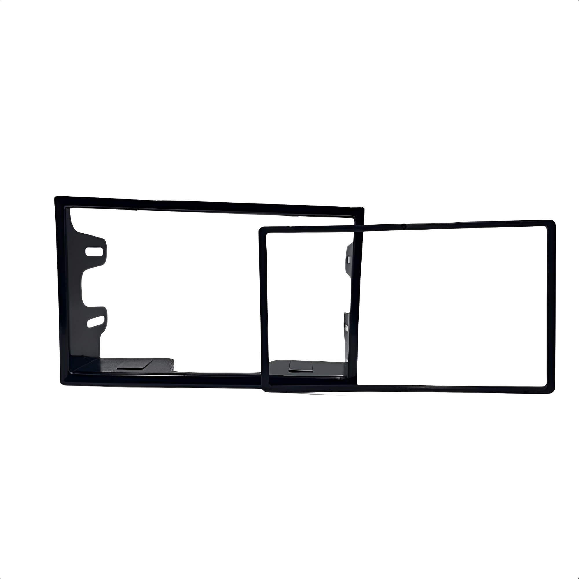Moldura 2 Din Black Piano Golf 1999-2012 Polo 1993-2023 Fox Novo Space Fox 2010-2013 Expex-EPX 488