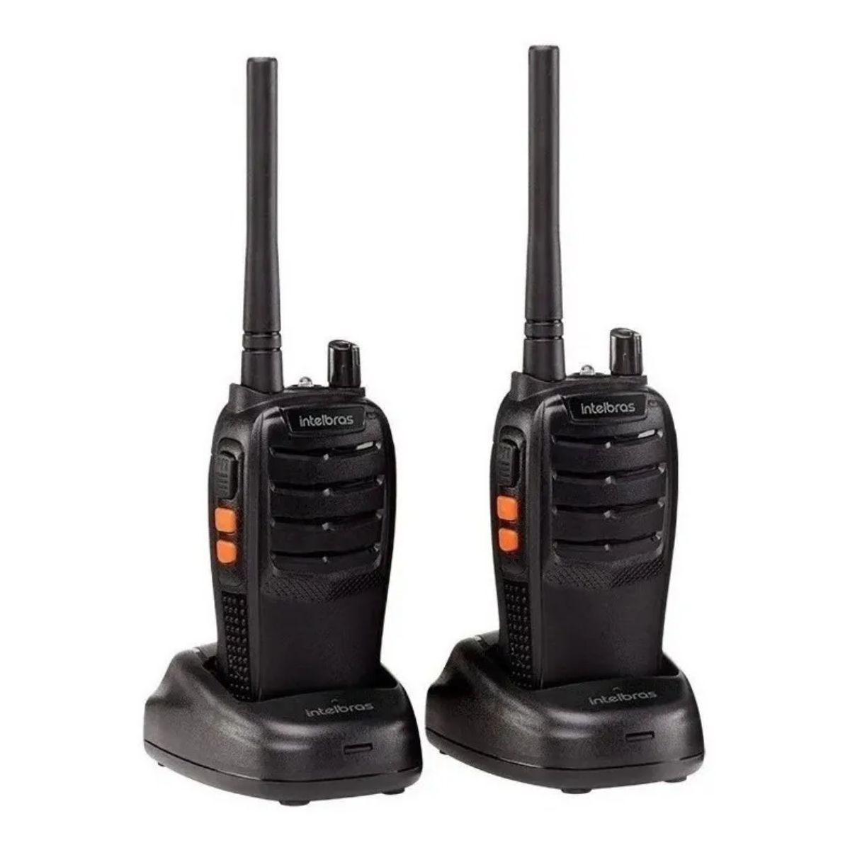 Rádio Comunicador Bivolt 2 Unidades Alcance até 20Km Bateria Até 12h Preto Intelbras RC3002