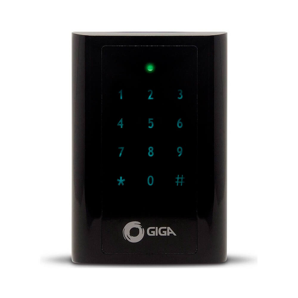 Controle de acesso GIGA por cartão de proximidade e senha - GSPROXLT