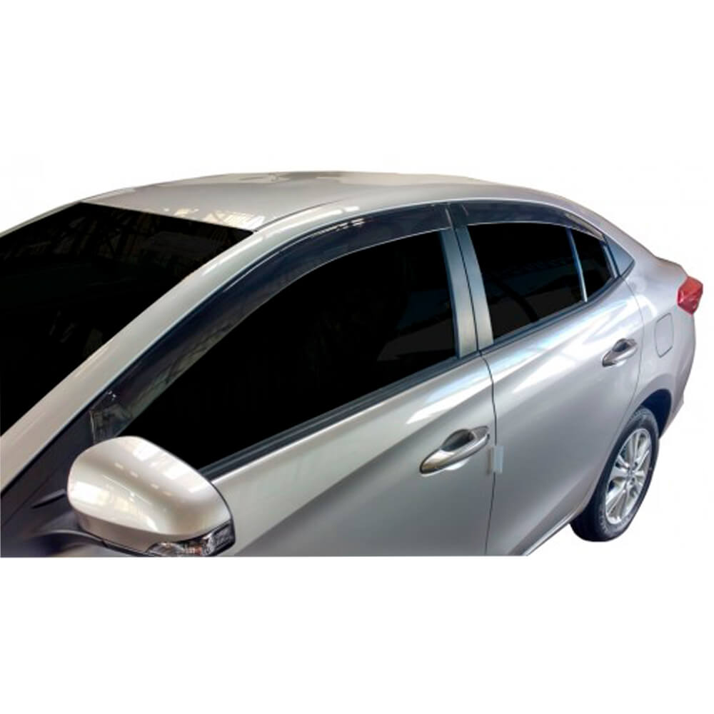 Calha de Chuva Toyota Yaris Sedan 2018 em diante 4 Portas TG Poli - 27011