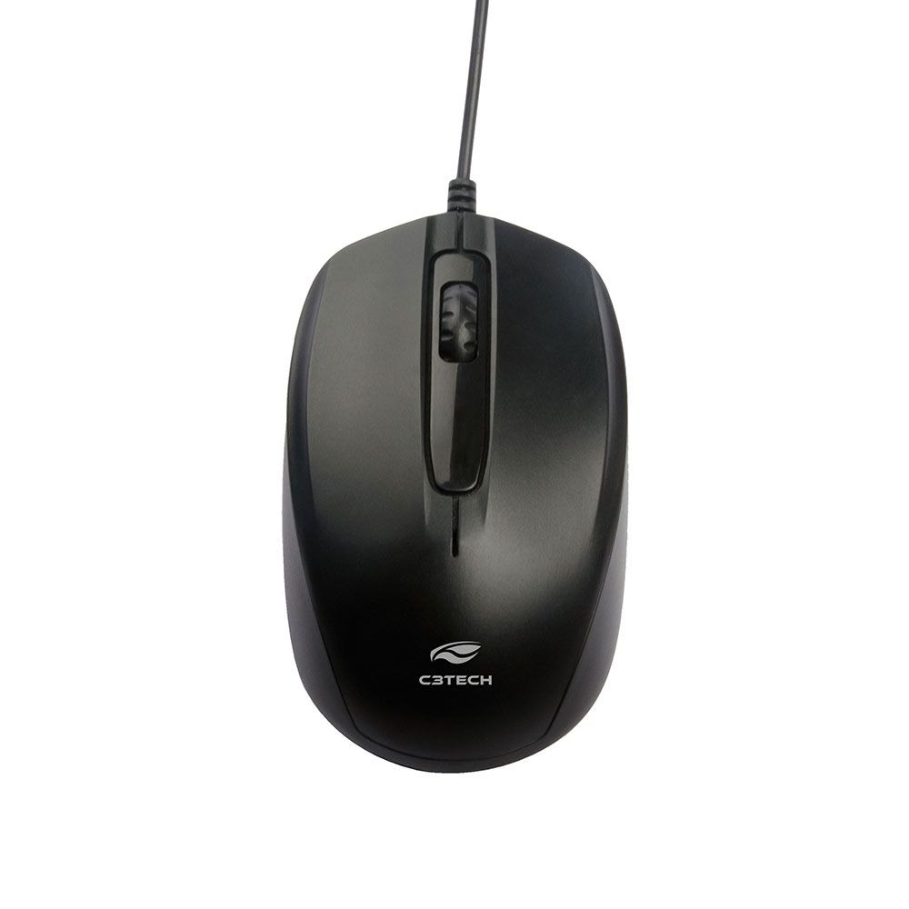 COMP Kit 10 Mouses USB optico 1000dpi MS-30BK preto - C3Tech