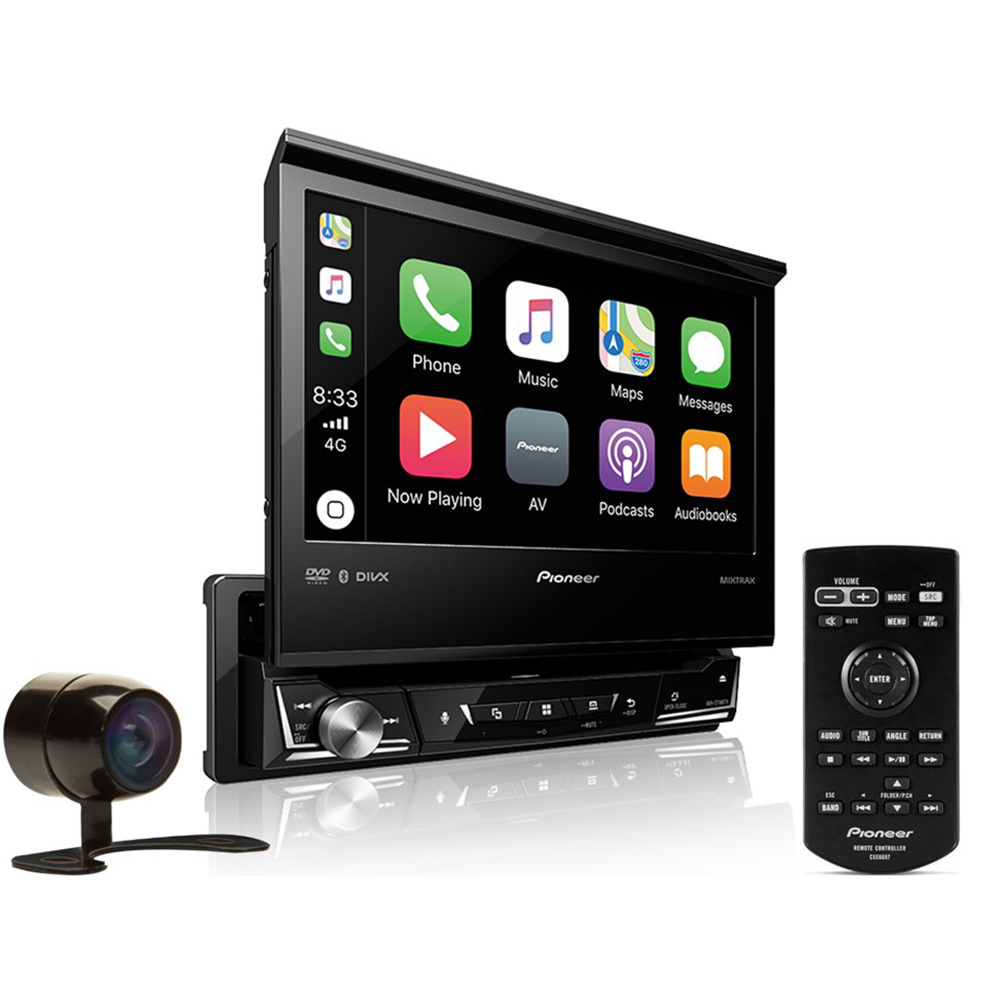 COMP Kit DVD Pioneer 7" Retrátil Avh-z7180tv + Câmera de ré