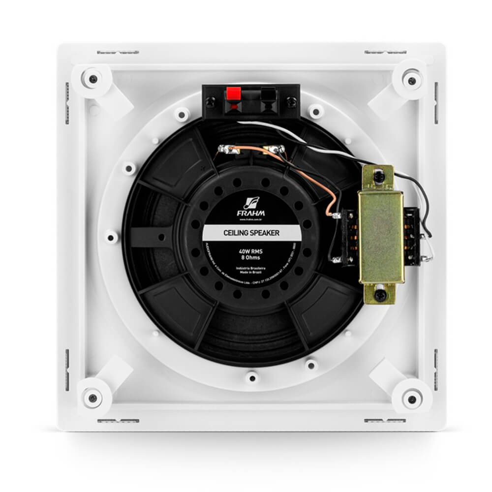Caixa de Som Arandela Frahm Quadrada 6 polegadas FR 40W com Trafo 31554