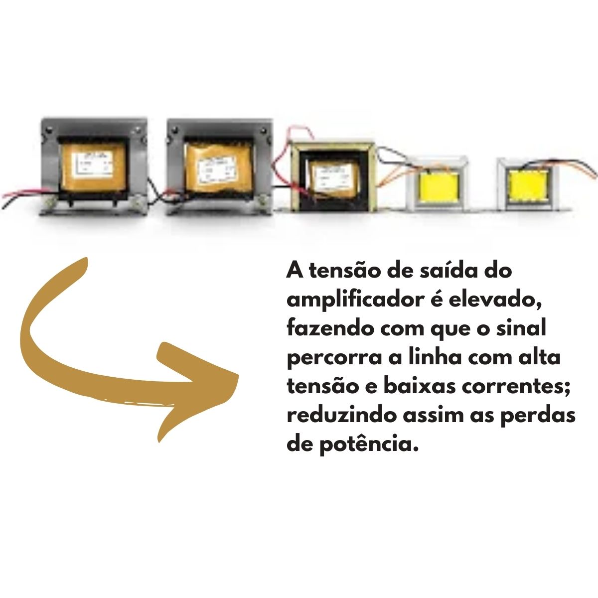 Transformador de Audio Trafo Linha T25 70V Não Automotiva Frahm - 30711