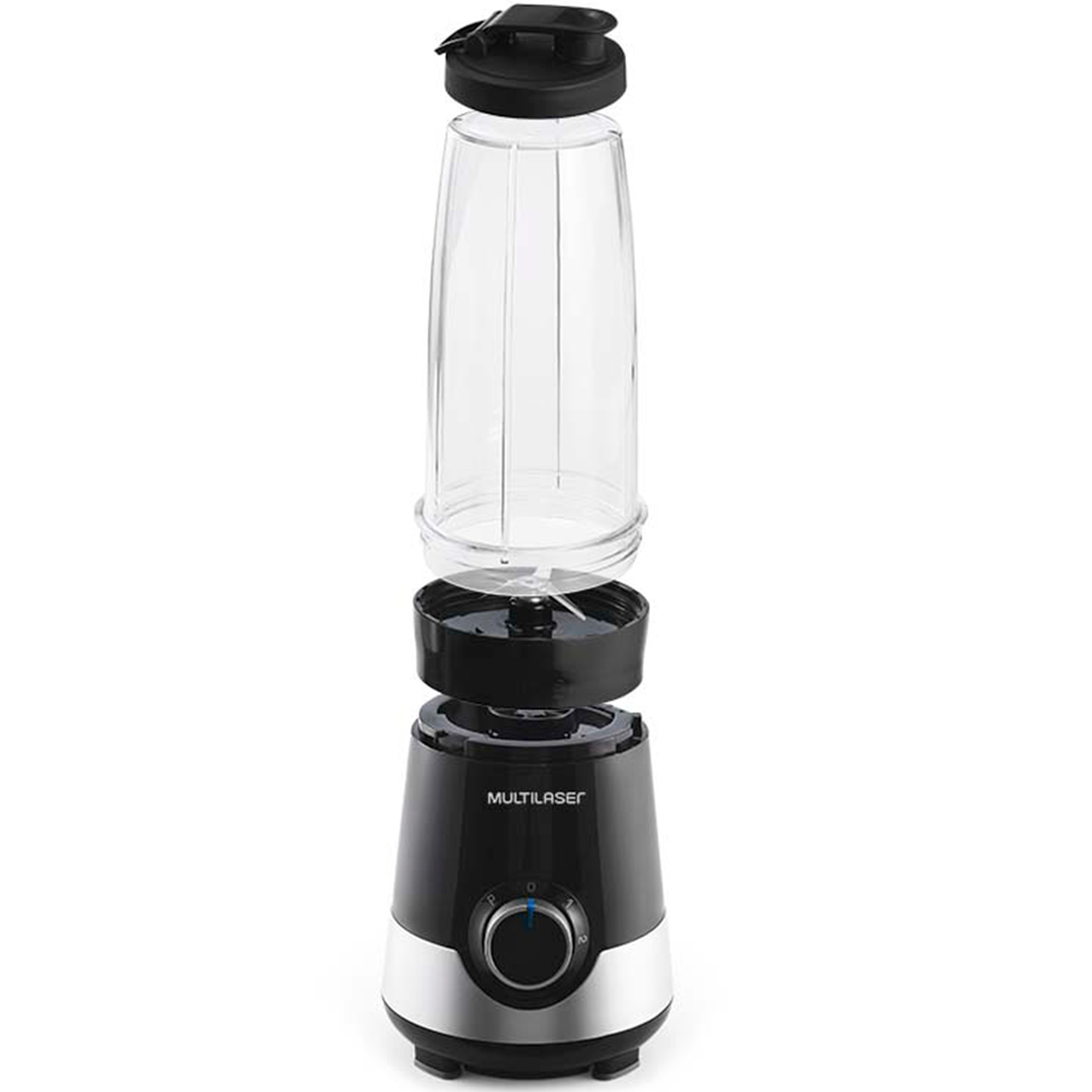 Liquidificador Shake 800Ml 220V Preto e Prata Multilaser - BE014