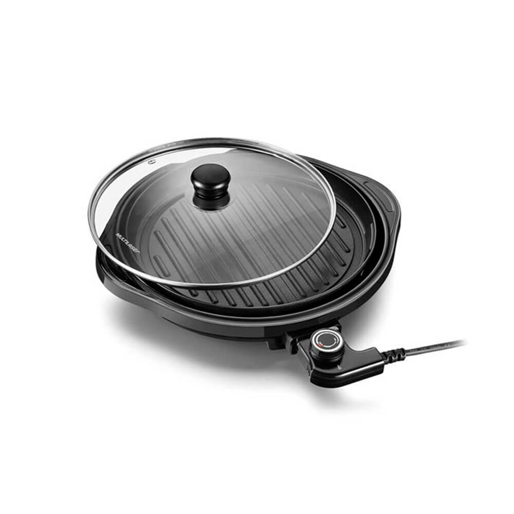 Panela Grill Multilaser Gourmet 220V 1200W Preto - CE054