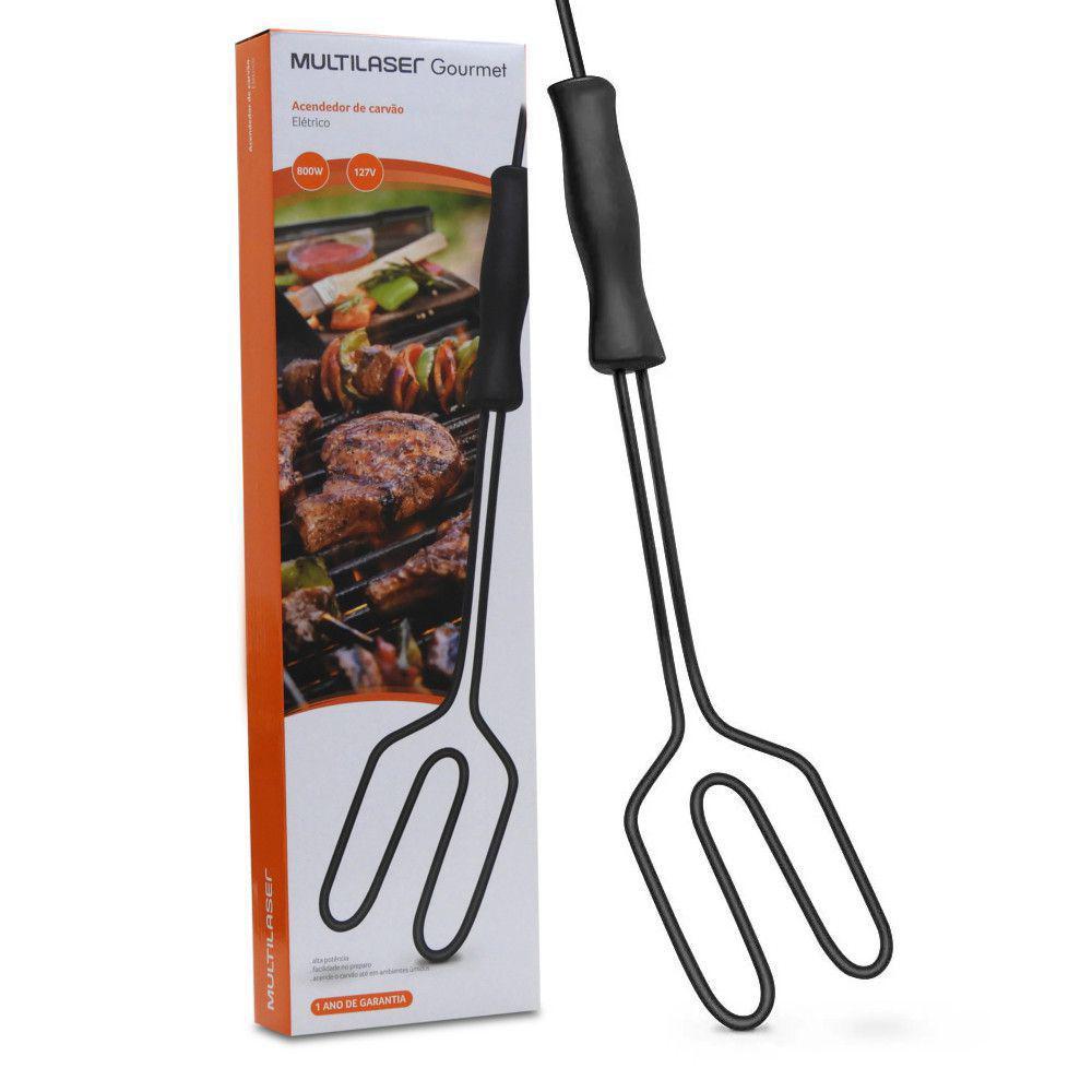 Acendedor de Carvao Eletrico 127V 800W Preto Multilaser - CE081