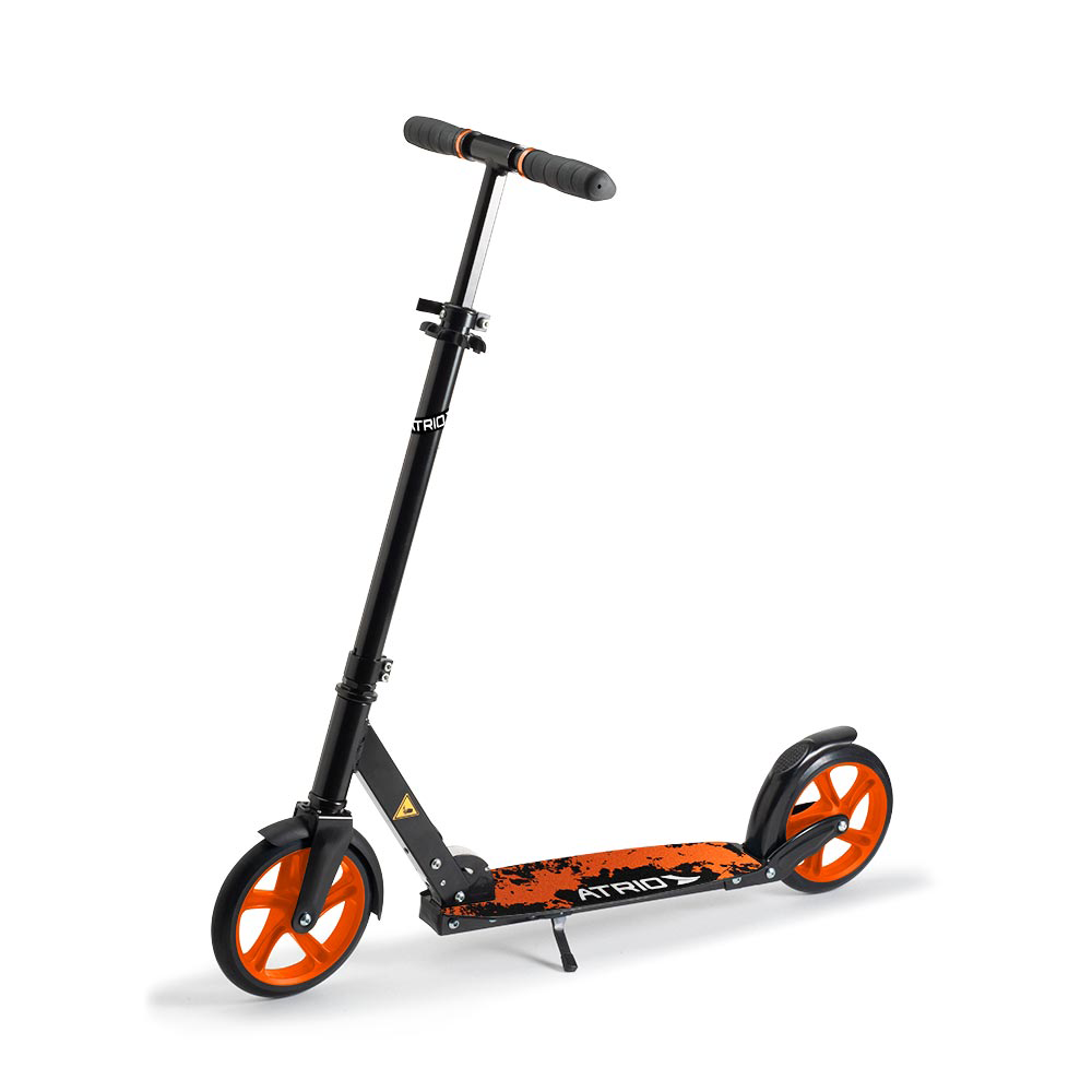 Patinete Atrio Street Juvenil Suporte 100kg Guidão Ajustável Estrutura Dobrável Preto - ES245