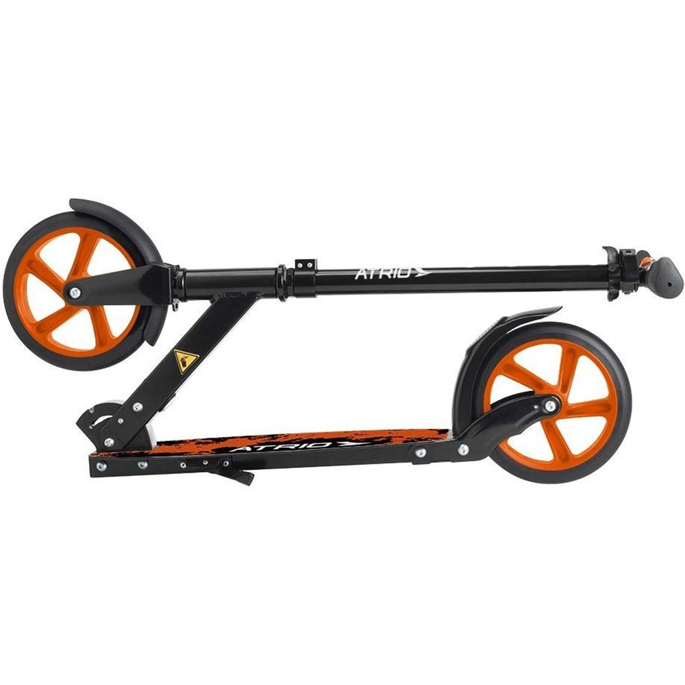 Patinete Atrio Street Juvenil Suporte 100kg Guidão Ajustável Estrutura Dobrável Preto - ES245