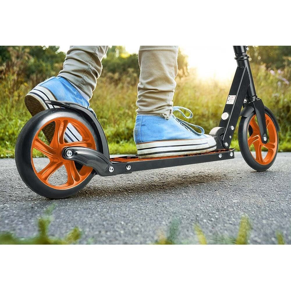 Patinete Atrio Street Juvenil Suporte 100kg Guidão Ajustável Estrutura Dobrável Preto - ES245