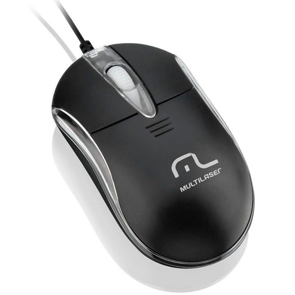 Kit 10 Mouses USB óptico Classic MO179 preto - Multilaser