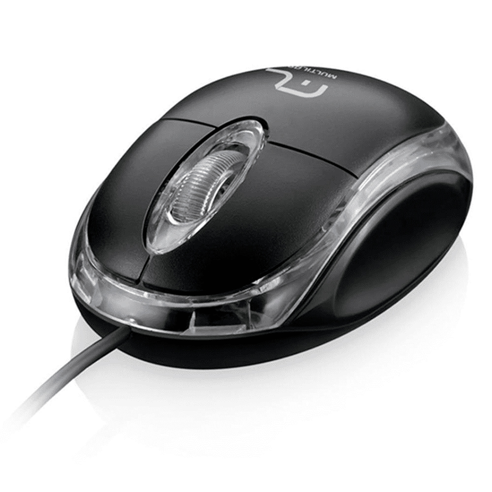 Kit 10 Mouses USB óptico Classic MO179 preto - Multilaser