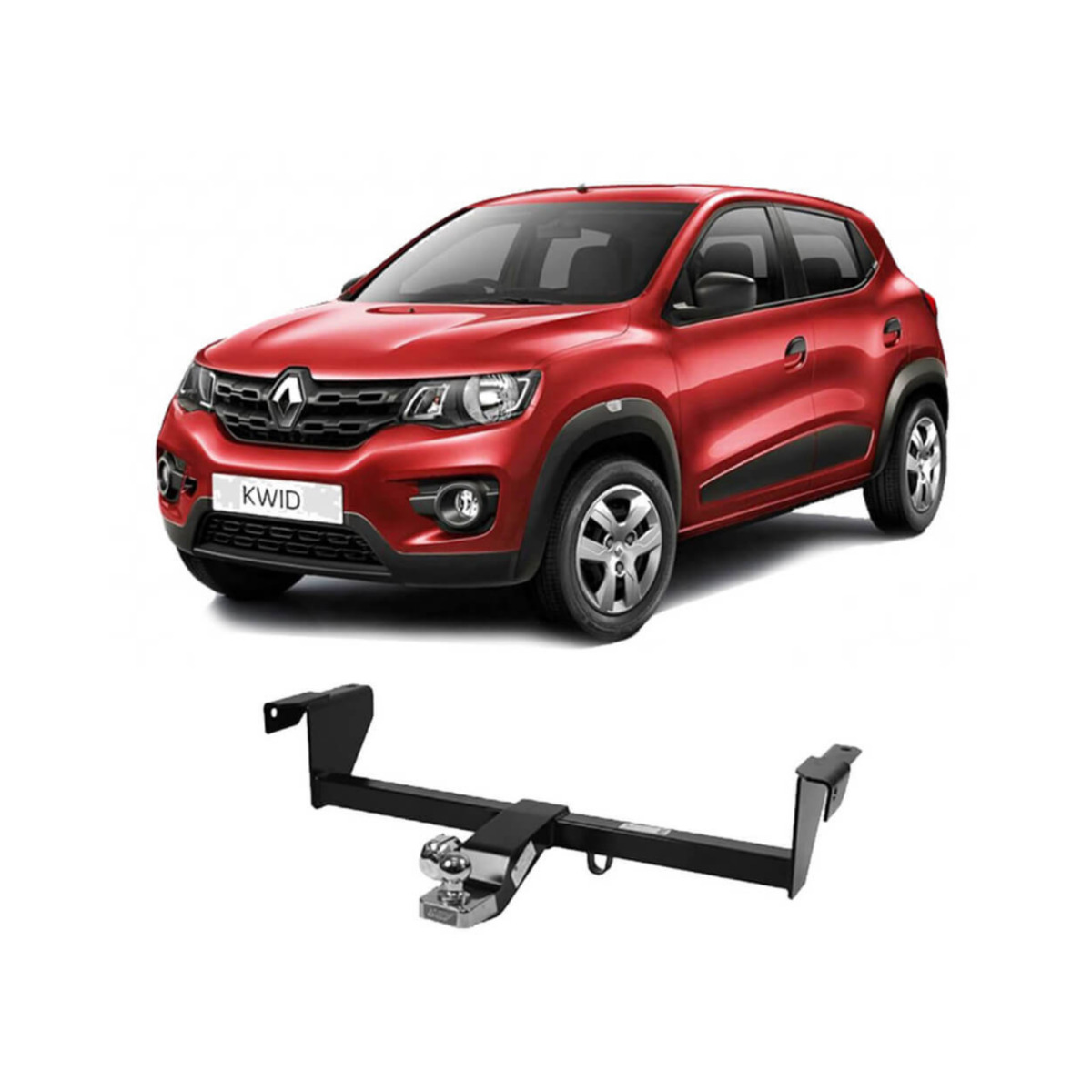 Engate Braconi para KWID 2017 até 2021 com Bola Cromada Tração de até 450Kg IM205 - BRC-IM-205