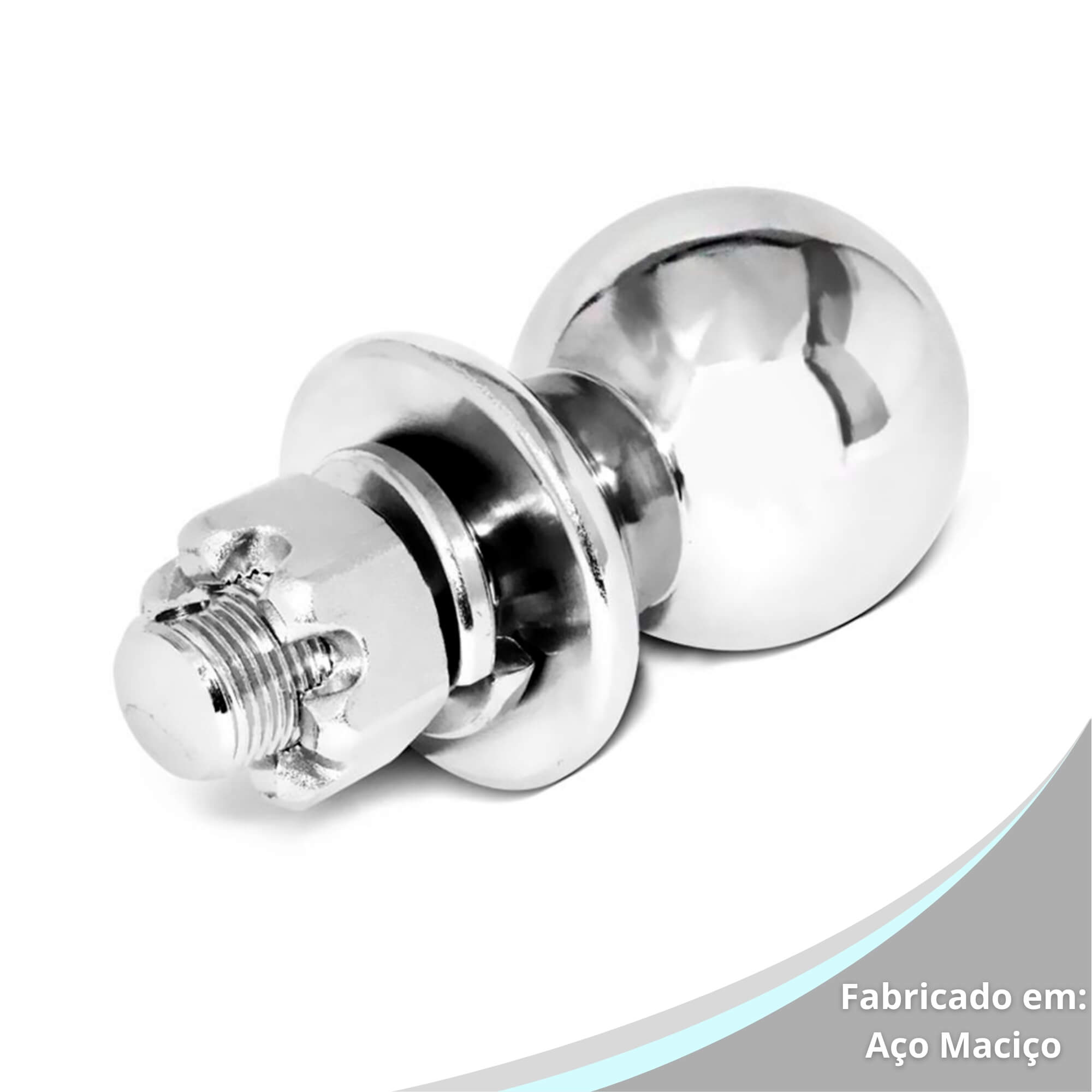 Bola Cromada 50mm de Engate Braconi - BRC-A-01