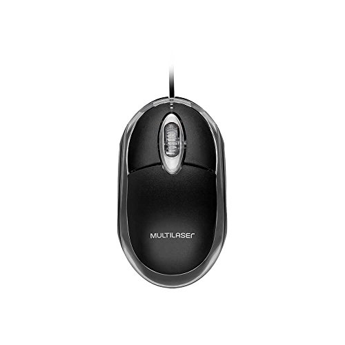 Kit 20 Mouses USB óptico Classic MO179 preto - Multilaser