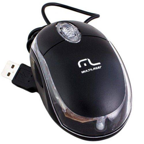 Kit 20 Mouses USB óptico Classic MO179 preto - Multilaser