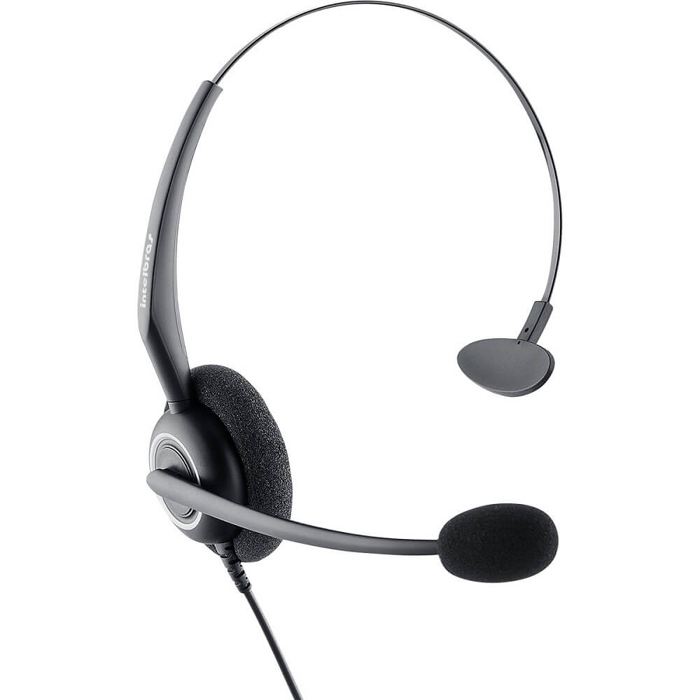 Headset Intelbras CHS 55 Telemarketing Conector Rj9