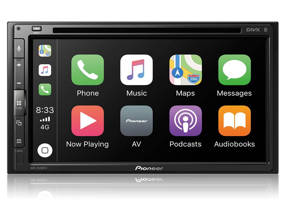 COMP Kit Central Multimídia Jeep Renegade PCD até 2017 AVH-Z5280TV Pioneer + Câmera + Moldura + Chicotes