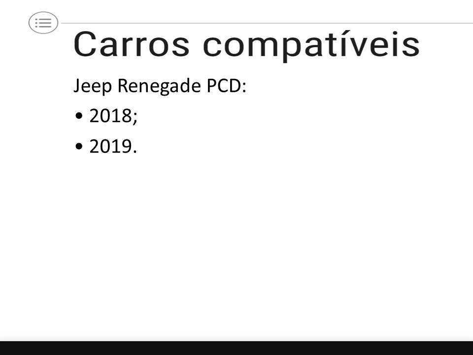 Kit Central Multimídia Jeep Renegade PCD 2018 2019 2020 AVH-Z5280TV Pioneer + Câmera + Moldura e Chicotes