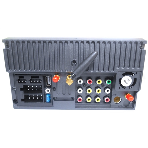 Kit Central Multimídia H-tech HMP-8019 + Câmera de ré + Moldura 2din + Chicotes + Interface p/ Virtus 2017 a 2019