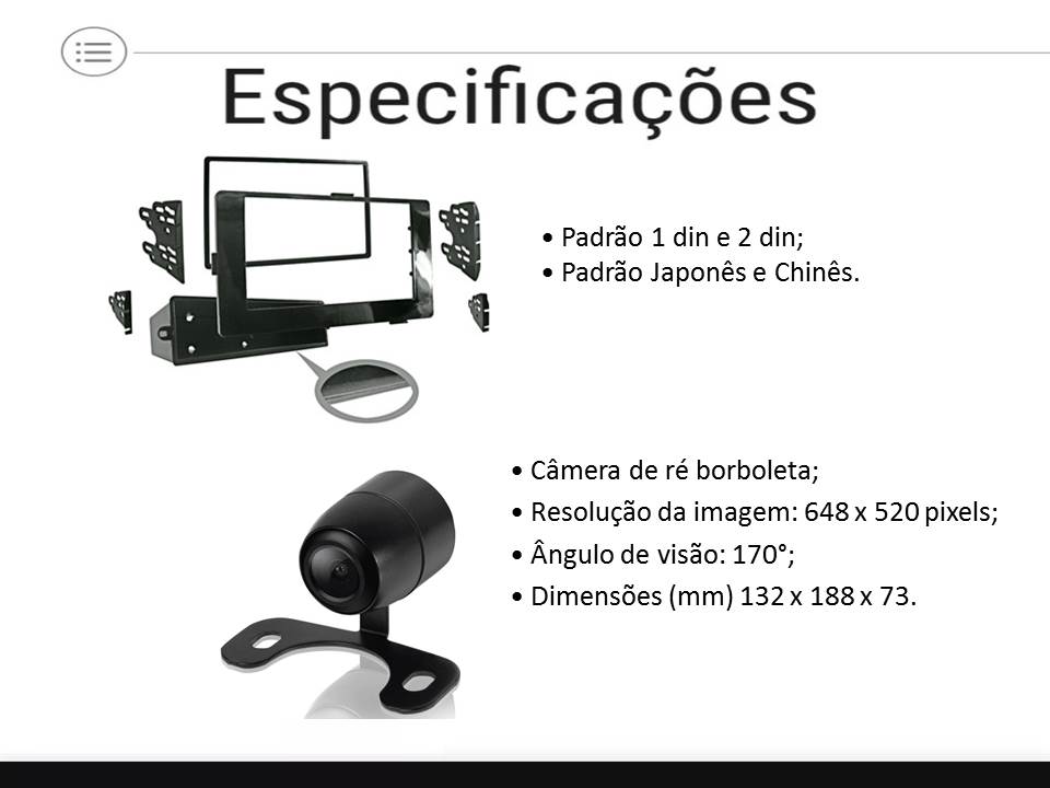 COMP Kit DVD Player Toyota Corolla 2018 2019 AVH-Z5280TV Pioneer + Moldura + Câmera + Chicotes + Interface