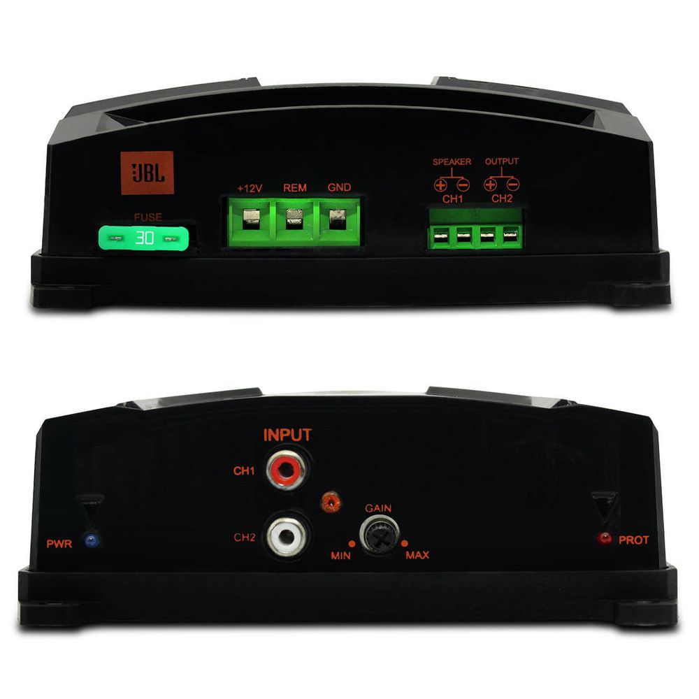Kit 4 Alto Falantes JBL Linha FLEX3 6TRFX50 + Módulo de potência JBL BR-A 300.2 + Cabo RCA