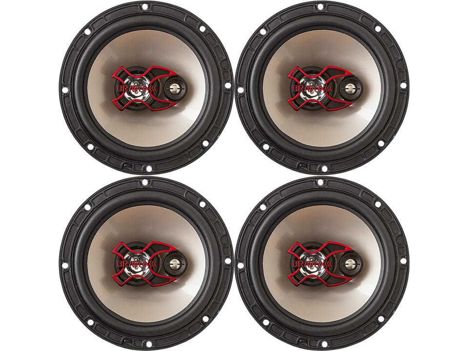 Kit Som Automotivo MVH-S218BT MP3 USB BT + 2 Pares Alto-Falantes Triaxial Bravox 6 - B3X60X 200W