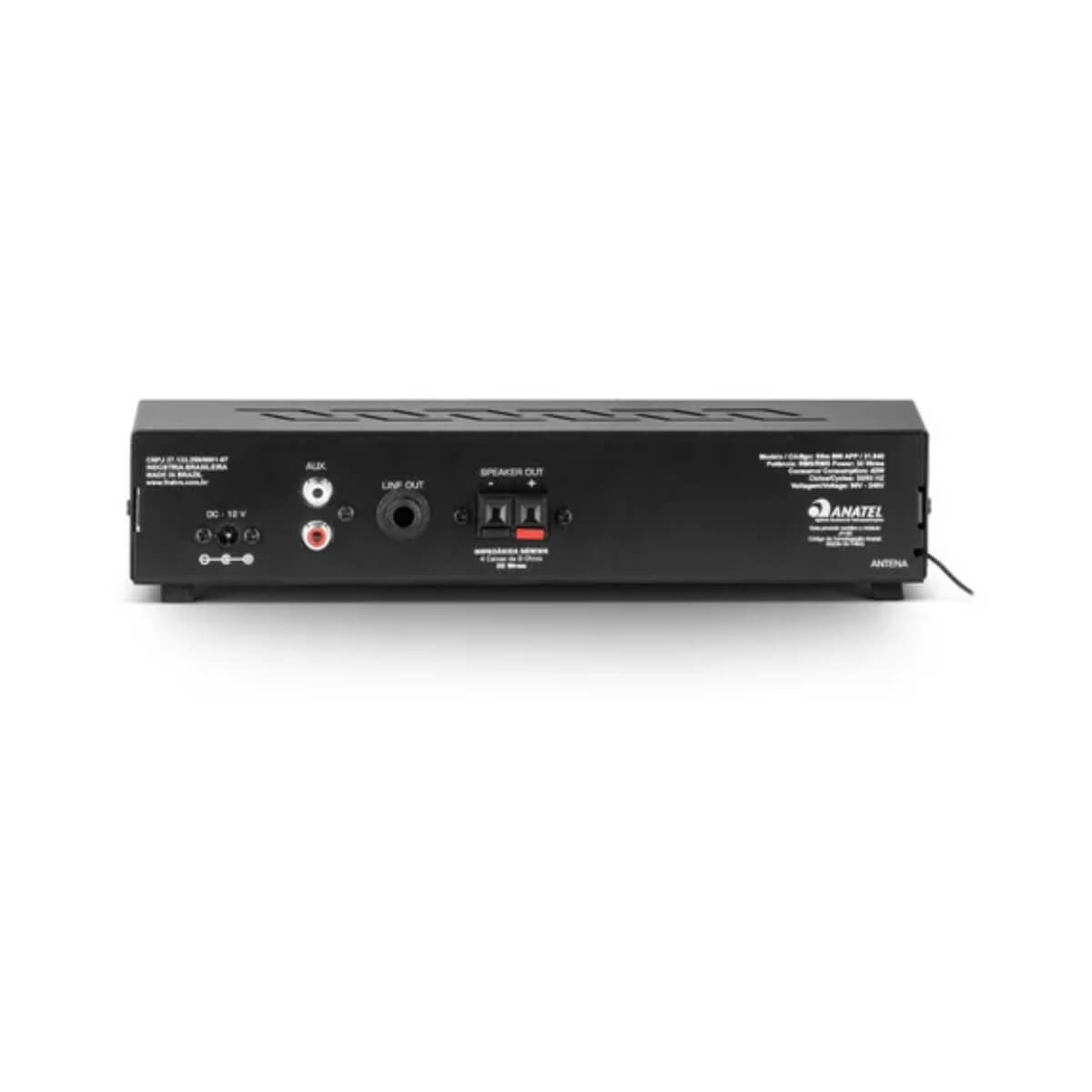 Kit de Sonorização Som Ambiente com 4 Caixas e 1 Receiver Frahm - 31872