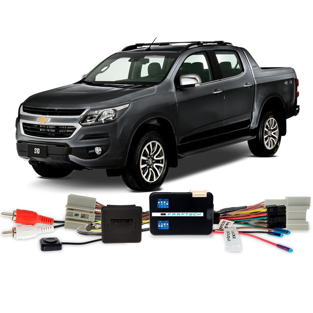 Interface de Video Faaftech FT-VF-GM4 Cruze LT 2017-2019 / S-10 LT / ADVANTAGE / MIDNIGHT 2017-2020