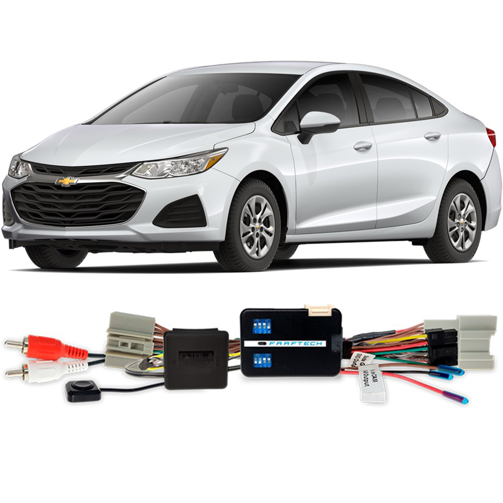 Interface de Video Faaftech FT-VF-GM4 Cruze LT 2017-2019 / S-10 LT / ADVANTAGE / MIDNIGHT 2017-2020