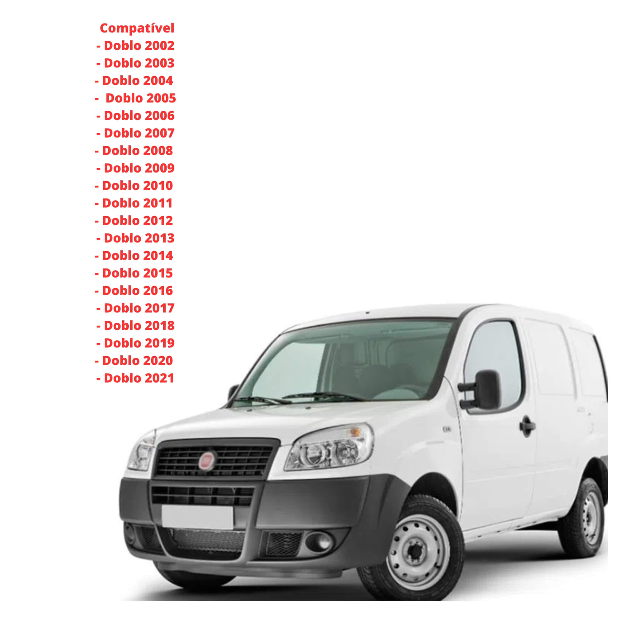 Moldura 2 Din Doblo 2002 Até 2021 Padrão Japonês / Chinês Preto Expex - EPX 489
