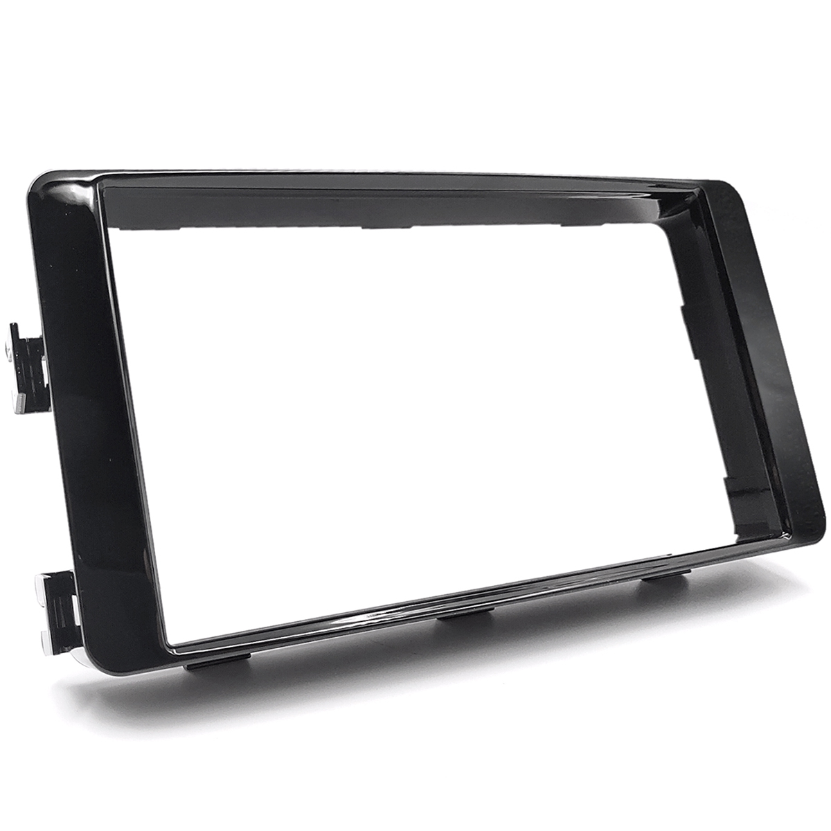 Moldura 2 Din Black Piano L200 Triton 2015 até 2021 Com Suporte Lateral Expex -  EPX 490