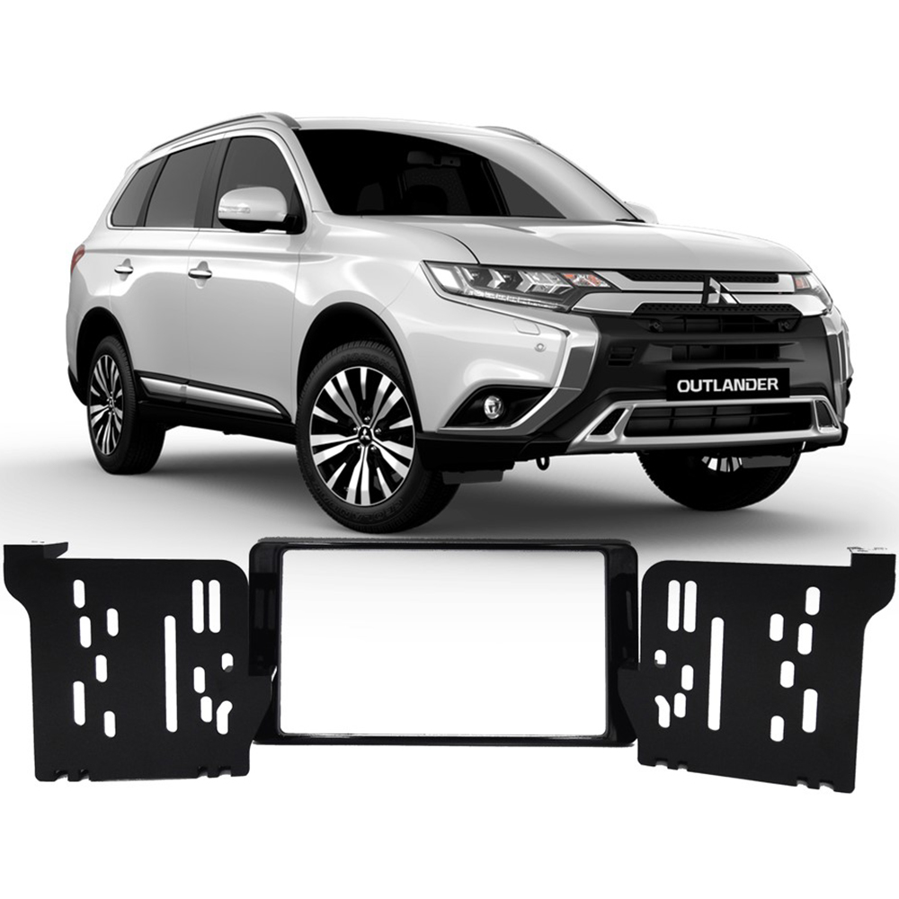 Moldura 2 Din Outlander 2014 em diante Preto - EPX 503 JP