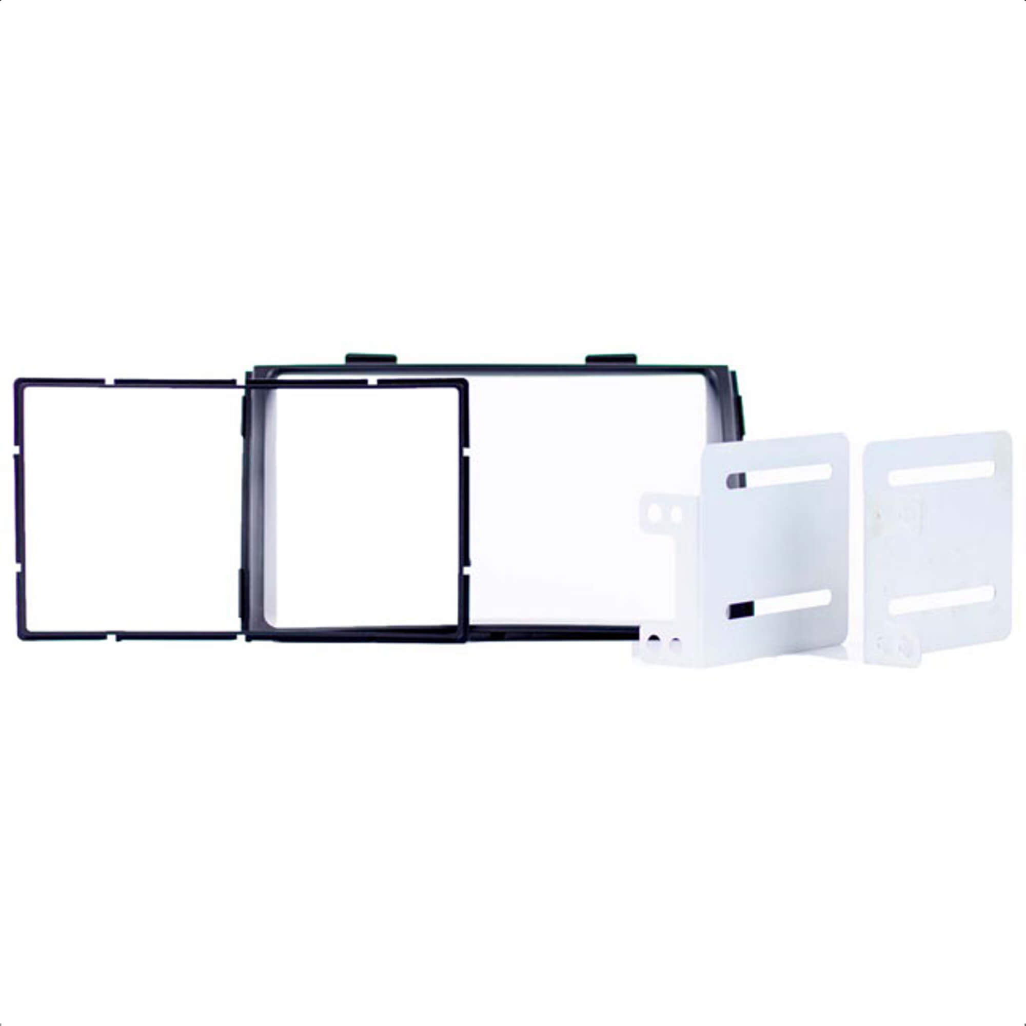 Moldura 2 Din Preto Com Suporte Lateral E Acabamento Sorento 2009-2012 JP/CH Expex - EPX 506
