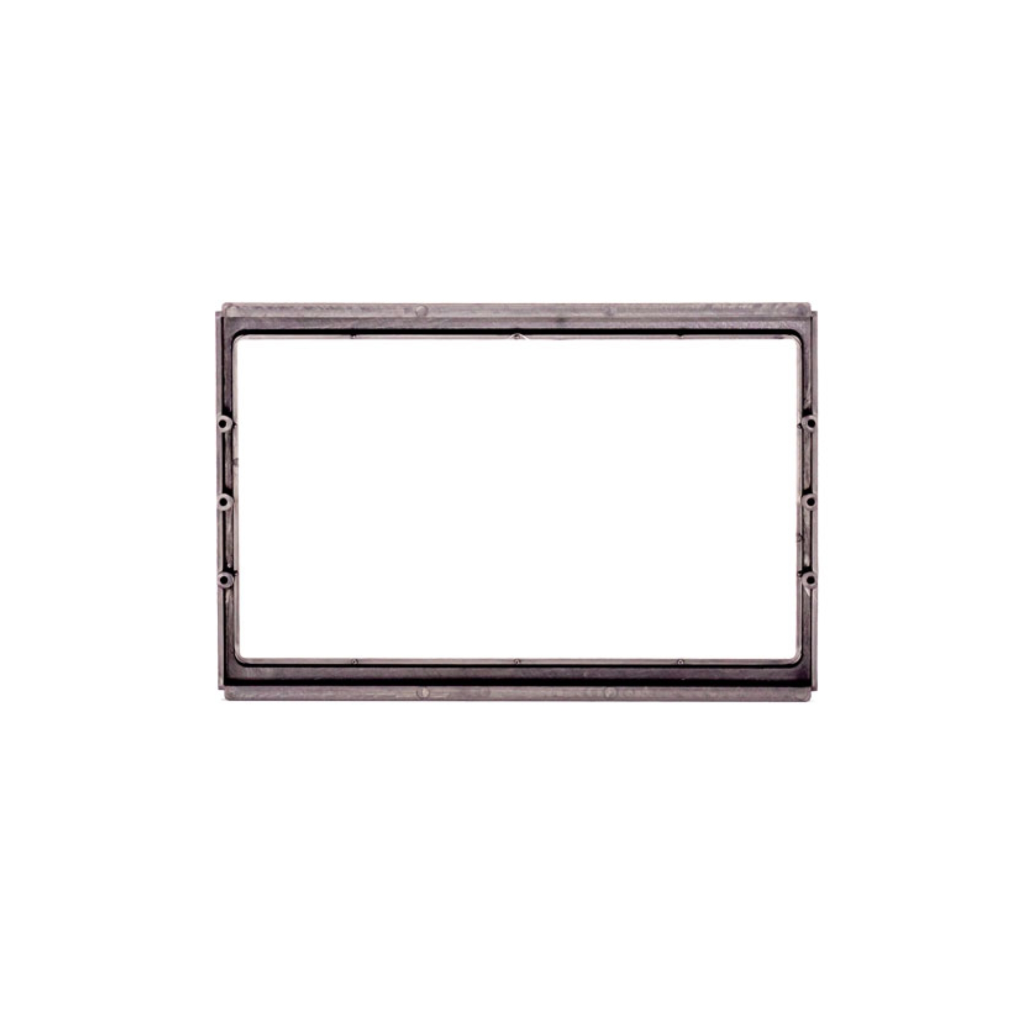 Moldura 2 Din 7 Polegadas Onix / Cobalt  / Prisma / Spin  Padrão Chinês Preta Expex - EPX 522