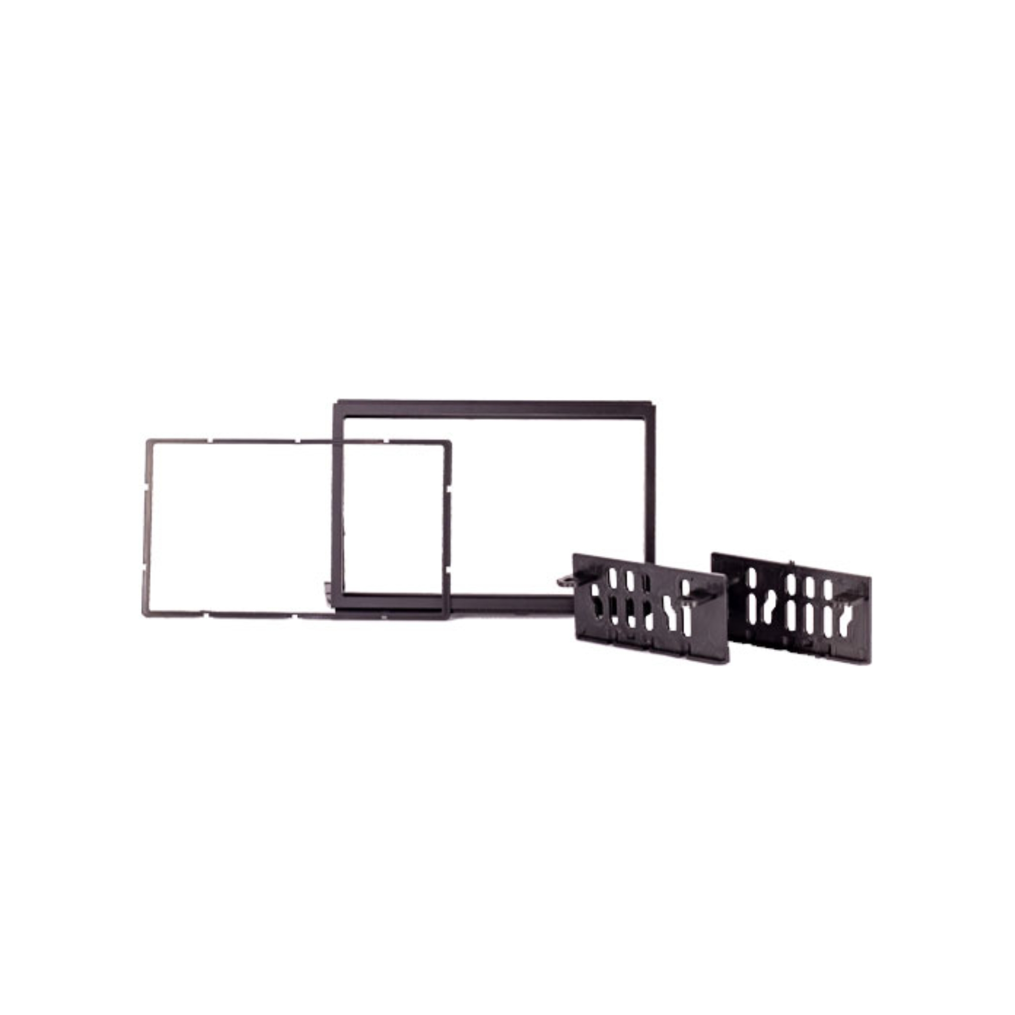 Moldura 2 Din 7 Polegadas Onix / Cobalt  / Prisma / Spin  Padrão Chinês Preta Expex - EPX 522