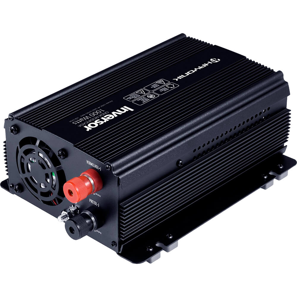 Inversor e Conversor de Tensão Onda Modificada Hayonik 12V para 127V 1000W Com Saída USB 67210