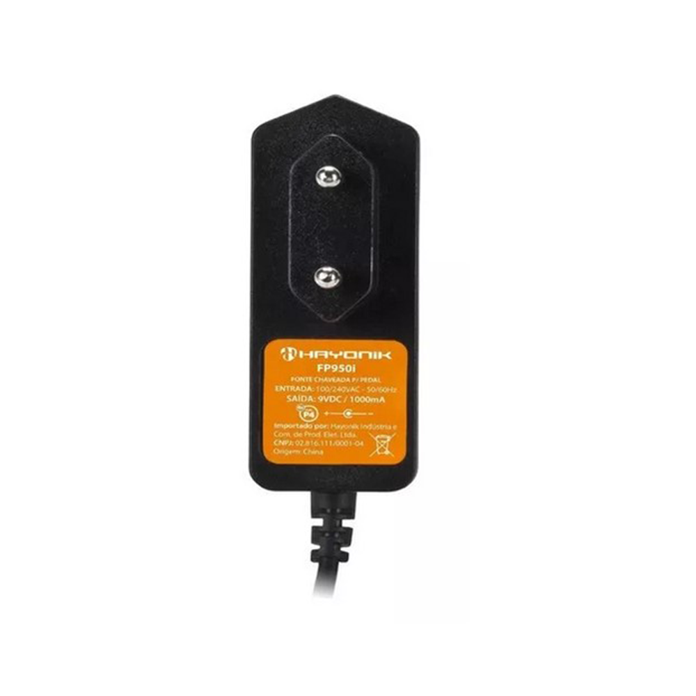 Fonte Chaveada para 4 Pedais 9VDC 1A Hayonik - CFP950I  Cód. 64735
