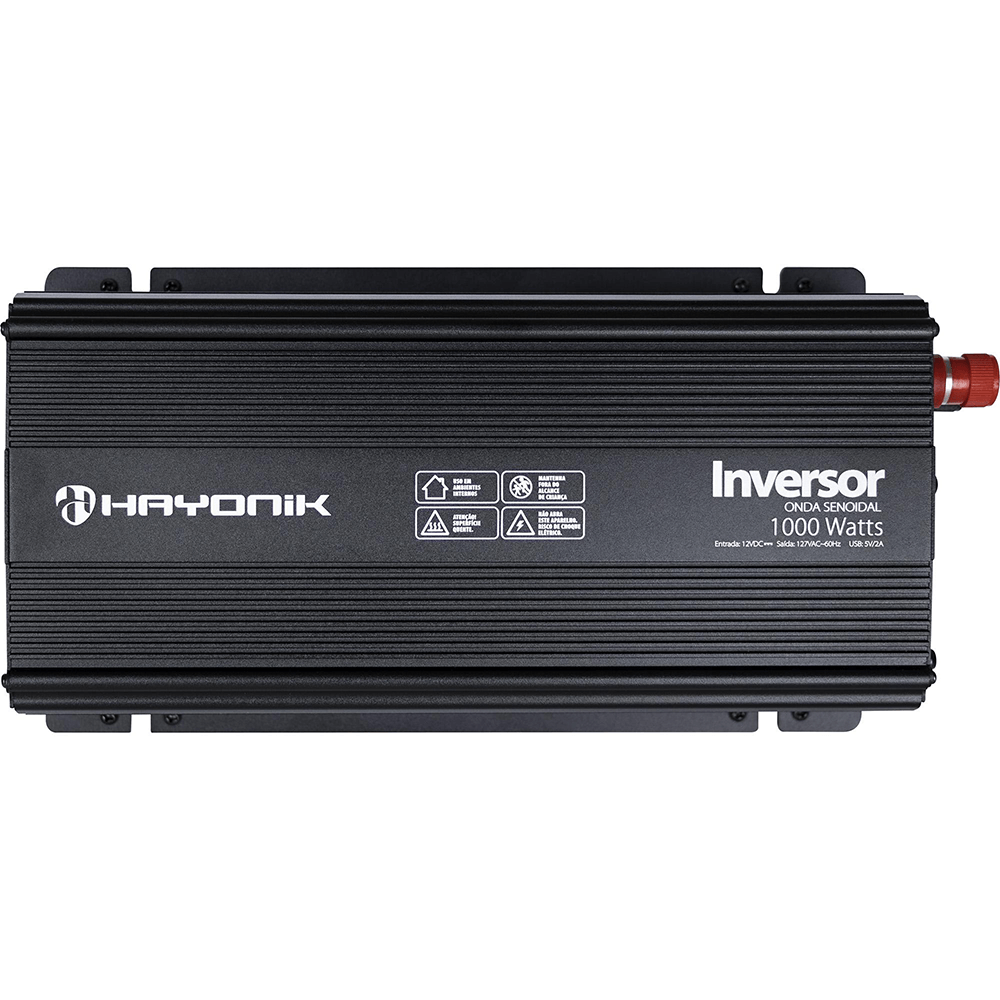 Inversor Onda Senoidal Pura 12v Para 127v 1000w Hayonik 67214