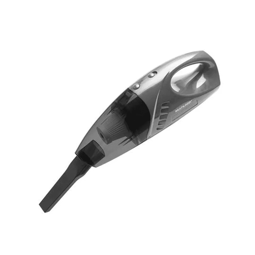 Aspirador de Pó Automotivo 80W 12V Função Sólido e Líquido com Bico Prolongador Preto Multilaser - AU614
