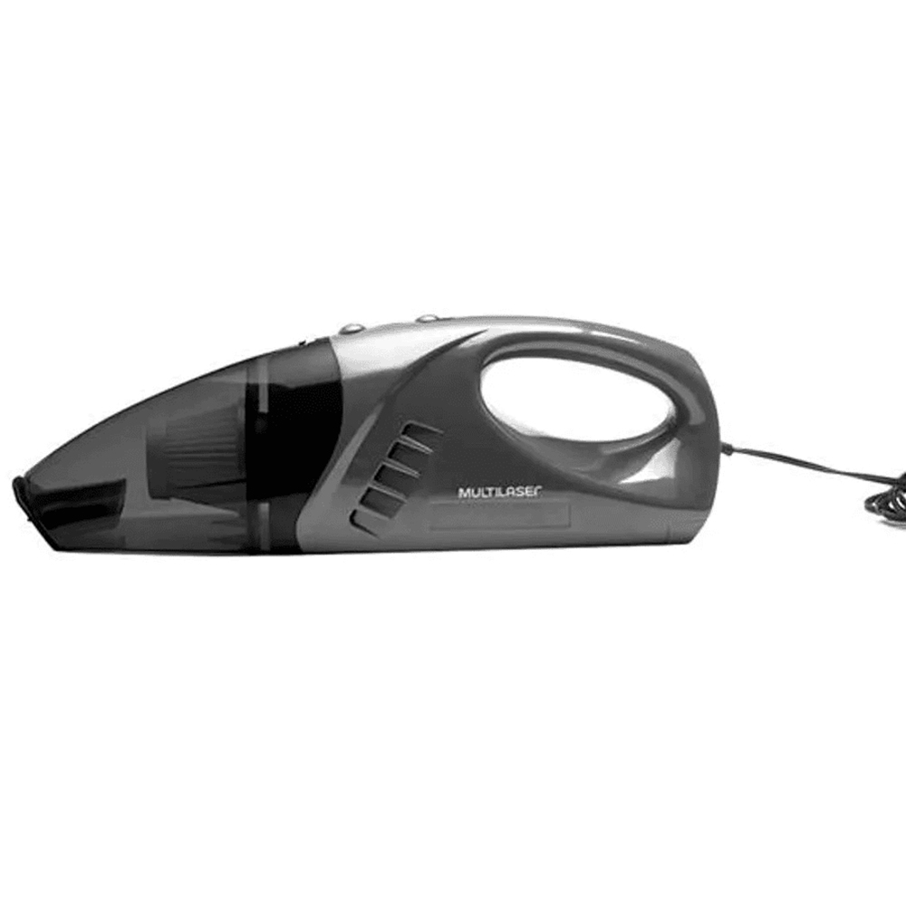 Aspirador de Pó Automotivo 80W 12V Função Sólido e Líquido com Bico Prolongador Preto Multilaser - AU614