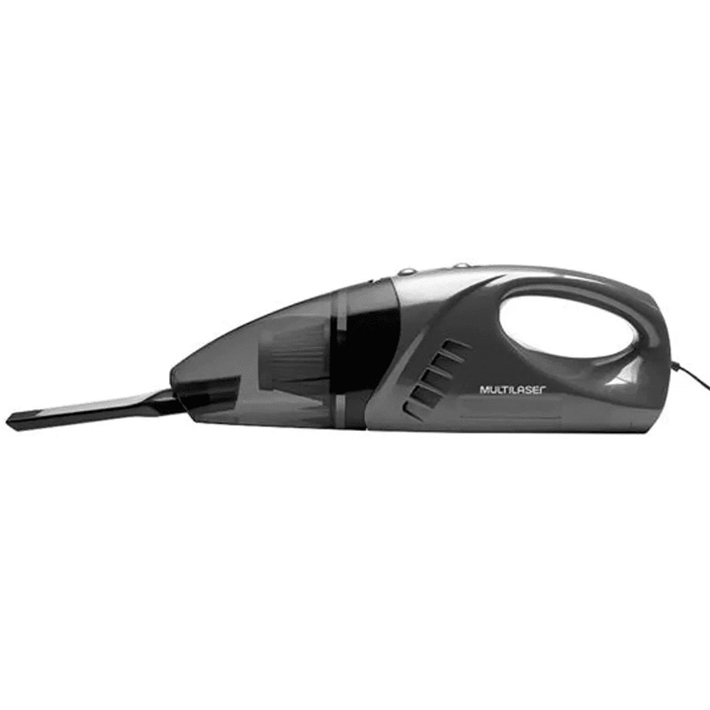 Aspirador de Pó Automotivo 80W 12V Função Sólido e Líquido com Bico Prolongador Preto Multilaser - AU614