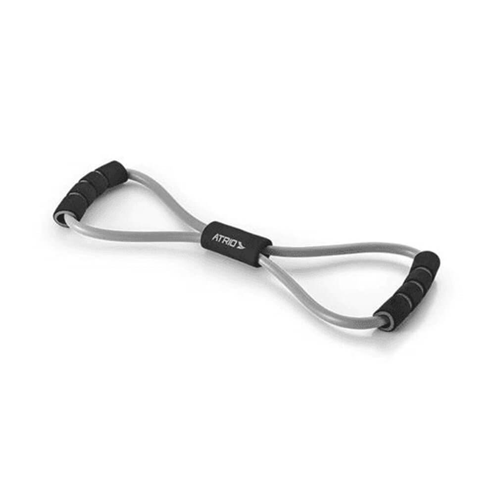 Extensor Toning Tube Fitness em Formato de 8 Fitness Cinza/ Preto Atrio - ES222